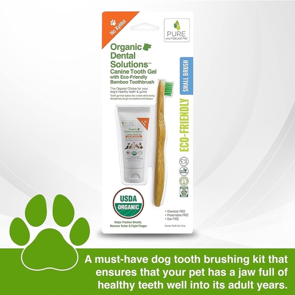 Pure and Natural Pet Organic Dental Solutions USDA Certified Organic Small Kit - Picture 3 of 7